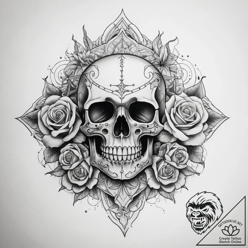 Tattoo sketch sacred scene, tattoo drawing ou... - tattoo sketch (№1757783515_0, 13.09.2025 17:11) — tattoovalue.net