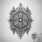 Tattoo sketch sacred wood, concept art for ta… – tattoo sketch (№1757784302_0, 13.09.2025 17:25) — tattoovalue.net