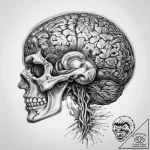 Tattoo sketch brain – tattoo sketch (№1757784498_0, 13.09.2025 17:28) — tattoovalue.net