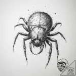 Tattoo sketch dust mite – tattoo sketch (№1757789625_0, 13.09.2025 18:53) — tattoovalue.net