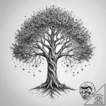 Tattoo sketch enchanted tree, concept art for… – tattoo sketch (№1757790813_0, 13.09.2025 19:13) — tattoovalue.net