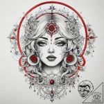 Tattoo sketch constellation, ink illustration… – tattoo sketch (№1757792974_0, 13.09.2025 19:49) — tattoovalue.net