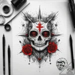Tattoo sketch cosmic wisdom, tattoo sketch de… – tattoo sketch (№1757794342_0, 13.09.2025 20:12) — tattoovalue.net