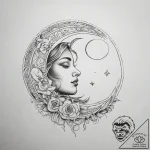 Tattoo sketch moon tattoo, tattoo drawing out… – tattoo sketch (№1757795318_0, 13.09.2025 20:28) — tattoovalue.net