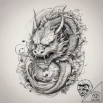 Tattoo sketch magical glyph, tattoo drawing o… – tattoo sketch (№1757795520_0, 13.09.2025 20:32) — tattoovalue.net