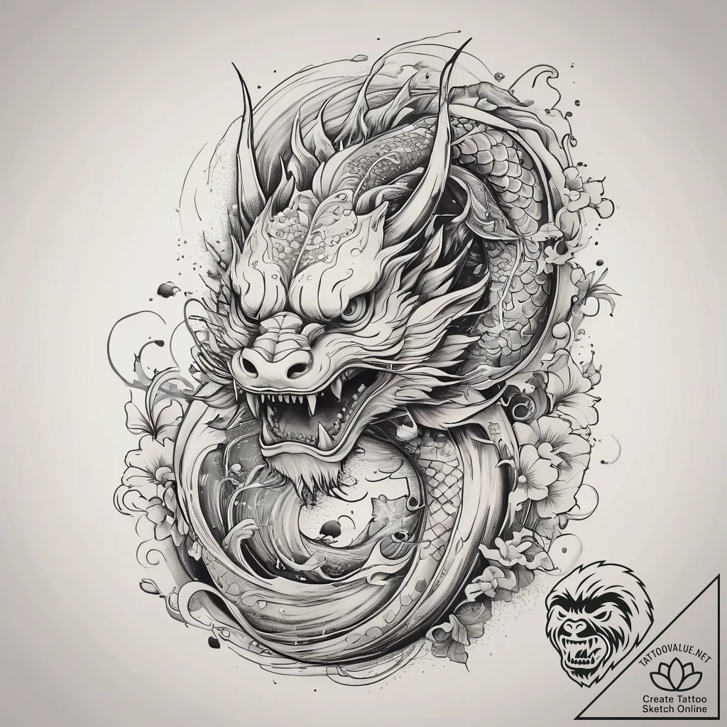 Tattoo sketch magical glyph, tattoo drawing o... - tattoo sketch (№1757795520_0, 13.09.2025 20:32) — tattoovalue.net