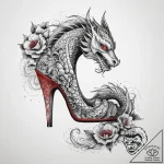 Tattoo sketch high heel tattoo, artistic tatt… – tattoo sketch (№1757795723_0, 13.09.2025 20:35) — tattoovalue.net