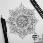 Tattoo sketch divine portrayal, tattoo line a… – tattoo sketch (№1757797315_0, 13.09.2025 21:01) — tattoovalue.net
