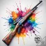 Tattoo sketch hunting hunting rifle, tattoo l… – tattoo sketch (№1757797511_0, 13.09.2025 21:05) — tattoovalue.net