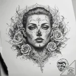 Tattoo sketch memorial tattoo – tattoo sketch (№1757800105_0, 13.09.2025 21:48) — tattoovalue.net
