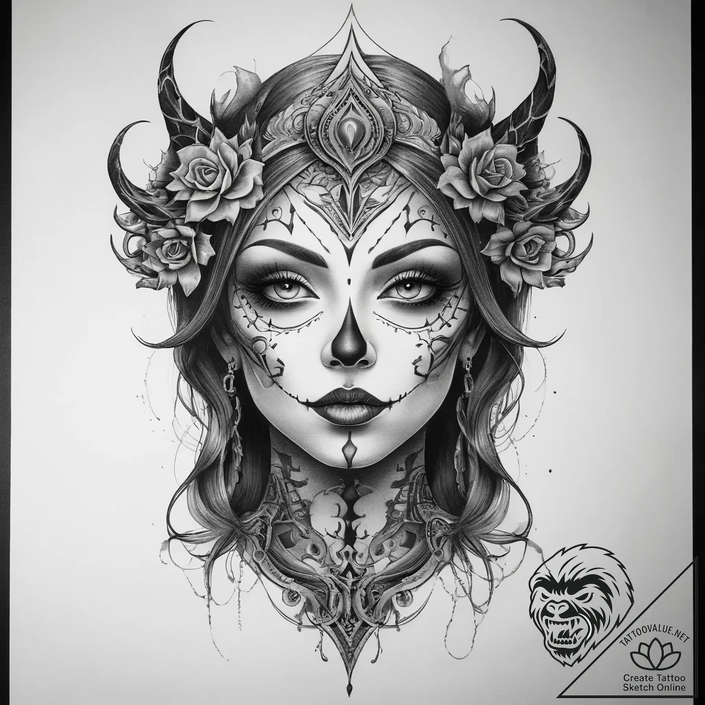Tattoo sketch wraith, tattoo sketch design, b... - tattoo sketch (№1757801701_0, 13.09.2025 22:15) — tattoovalue.net
