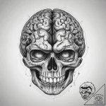 Tattoo sketch brain, artistic tattoo sketch,… – tattoo sketch (№1757801902_0, 13.09.2025 22:18) — tattoovalue.net