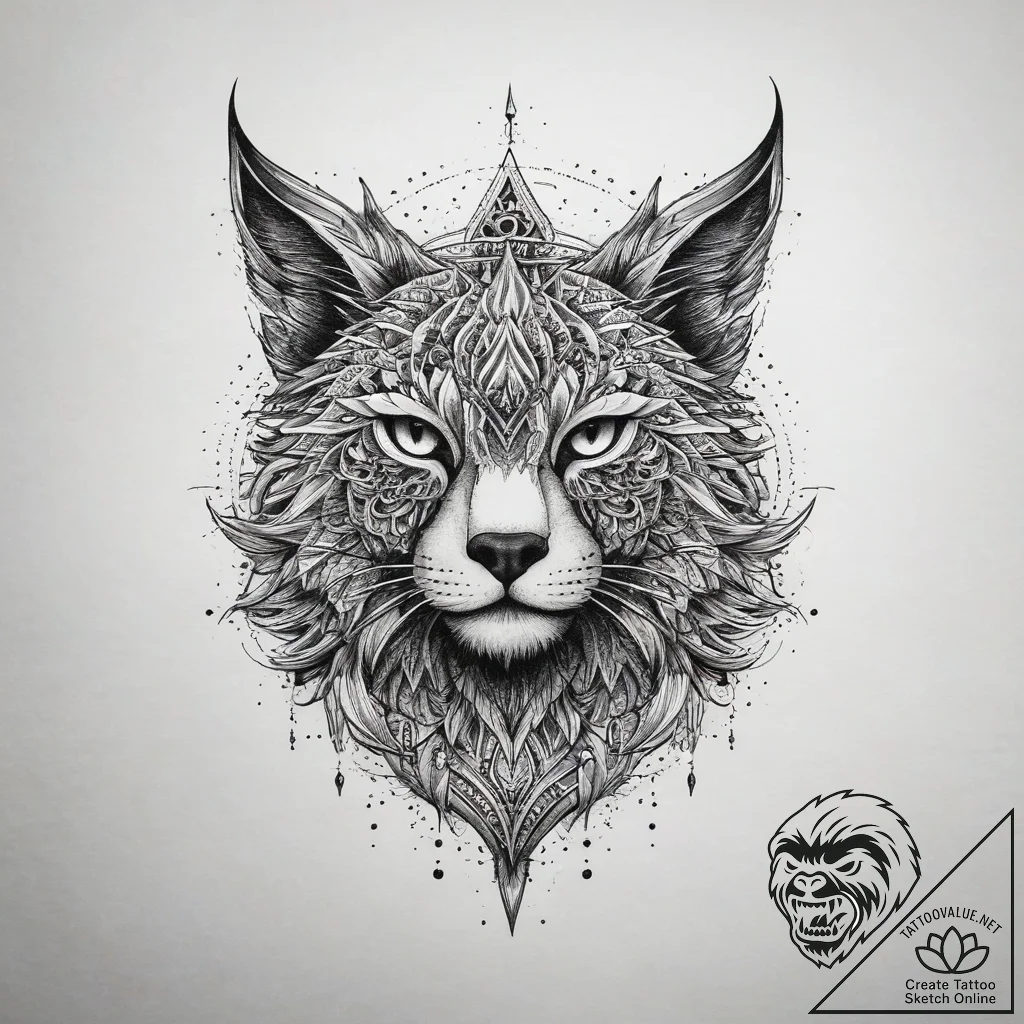 Tattoo sketch sky, ink illustration for tatto... - tattoo sketch (№1757804874_0, 13.09.2025 23:07) — tattoovalue.net