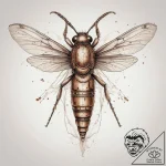 Tattoo sketch caddisfly, tattoo line art, sof… – tattoo sketch (№1757808626_0, 14.09.2025 00:10) — tattoovalue.net