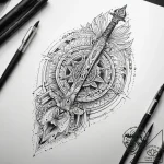 Tattoo sketch sword handle, artistic tattoo s… – tattoo sketch (№1757810008_0, 14.09.2025 00:33) — tattoovalue.net