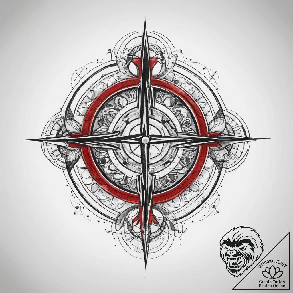 Tattoo sketch cosmic spirit, ink illustration... - tattoo sketch (№1757810402_0, 14.09.2025 00:40) — tattoovalue.net