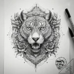Tattoo sketch duplicate, artistic tattoo sket… – tattoo sketch (№1757811779_0, 14.09.2025 01:02) — tattoovalue.net