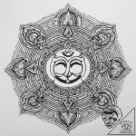 Tattoo sketch sacred om, tattoo flash sheet d… – tattoo sketch (№1757813762_0, 14.09.2025 01:36) — tattoovalue.net