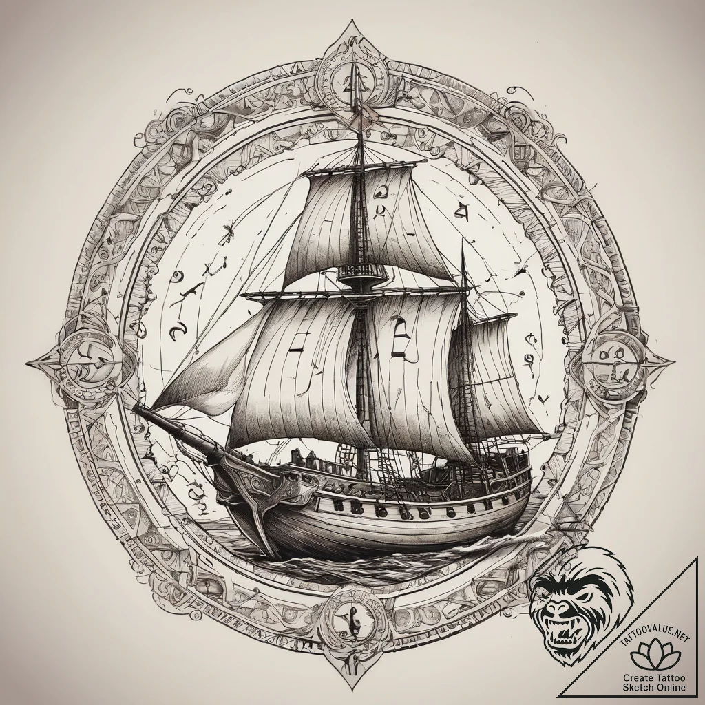 Tattoo sketch futhark runes on a viking longs... - tattoo sketch (№1757819039_0, 14.09.2025 03:03) — tattoovalue.net