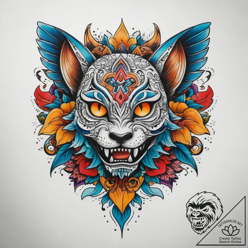Tattoo sketch bronze, tattoo flash sheet desi... - tattoo sketch (№1757820401_0, 14.09.2025 03:26) — tattoovalue.net