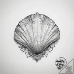 Tattoo sketch shell – tattoo sketch (№1757821374_0, 14.09.2025 03:42) — tattoovalue.net
