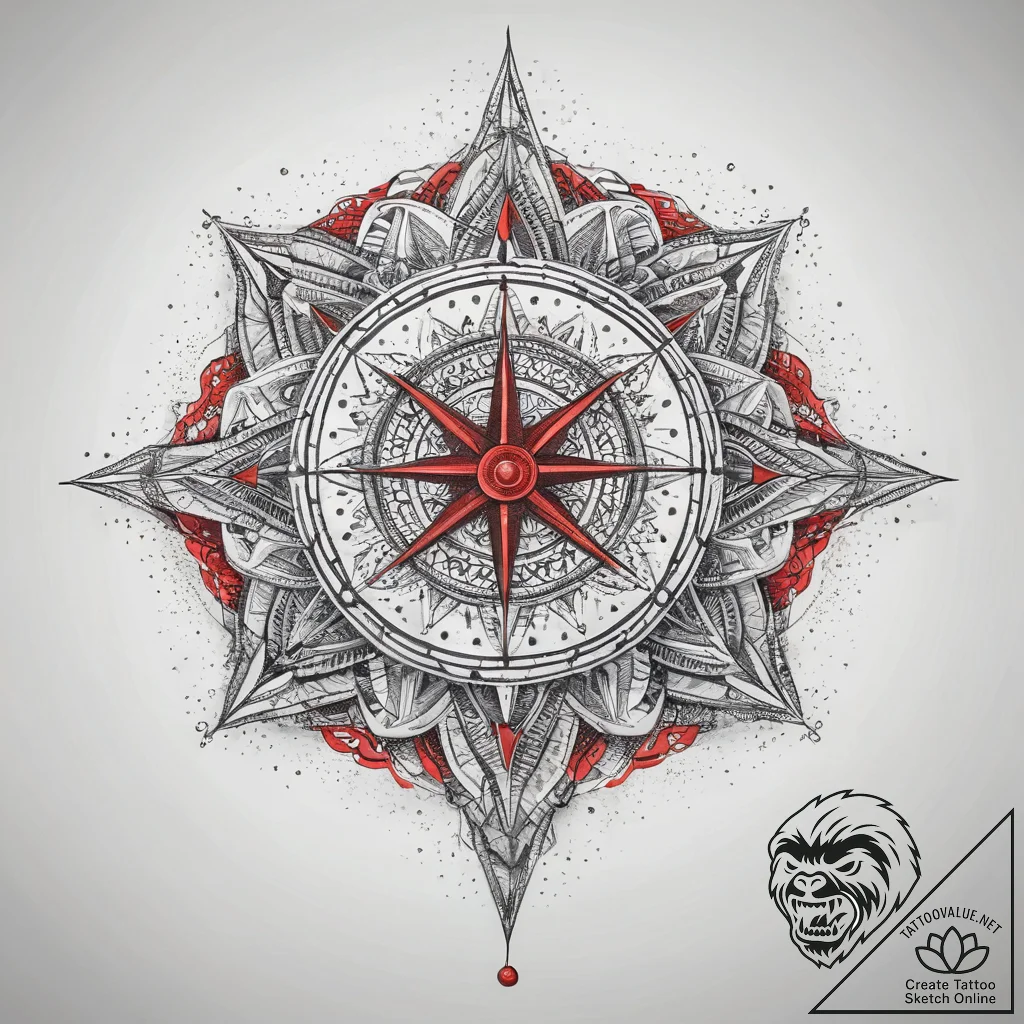 Tattoo sketch needle, ink illustration for ta... - tattoo sketch (№1757821954_0, 14.09.2025 03:52) — tattoovalue.net