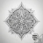 Tattoo sketch геометрический узор – tattoo sketch (№1757822923_0, 14.09.2025 04:08) — tattoovalue.net