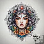 Tattoo sketch circle, concept art for tattoo,… – tattoo sketch (№1757823699_0, 14.09.2025 04:21) — tattoovalue.net