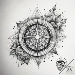 Tattoo sketch cosmic source, tattoo line art,… – tattoo sketch (№1757824668_0, 14.09.2025 04:37) — tattoovalue.net