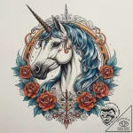 Tattoo sketch unicorn tattoo, tattoo flash sh… – tattoo sketch (№1757826409_0, 14.09.2025 05:06) — tattoovalue.net