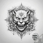 Tattoo sketch a symbolic concept – tattoo sketch (№1757826602_0, 14.09.2025 05:10) — tattoovalue.net