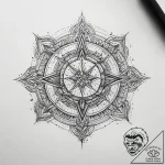 Tattoo sketch cosmic myth, concept art for ta… – tattoo sketch (№1757826990_0, 14.09.2025 05:16) — tattoovalue.net