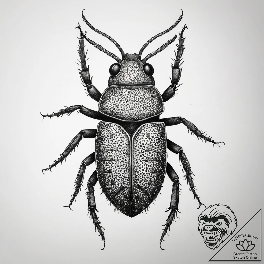 Tattoo sketch body louse, tattoo sketch desig... - tattoo sketch (№1757829894_0, 14.09.2025 06:04) — tattoovalue.net