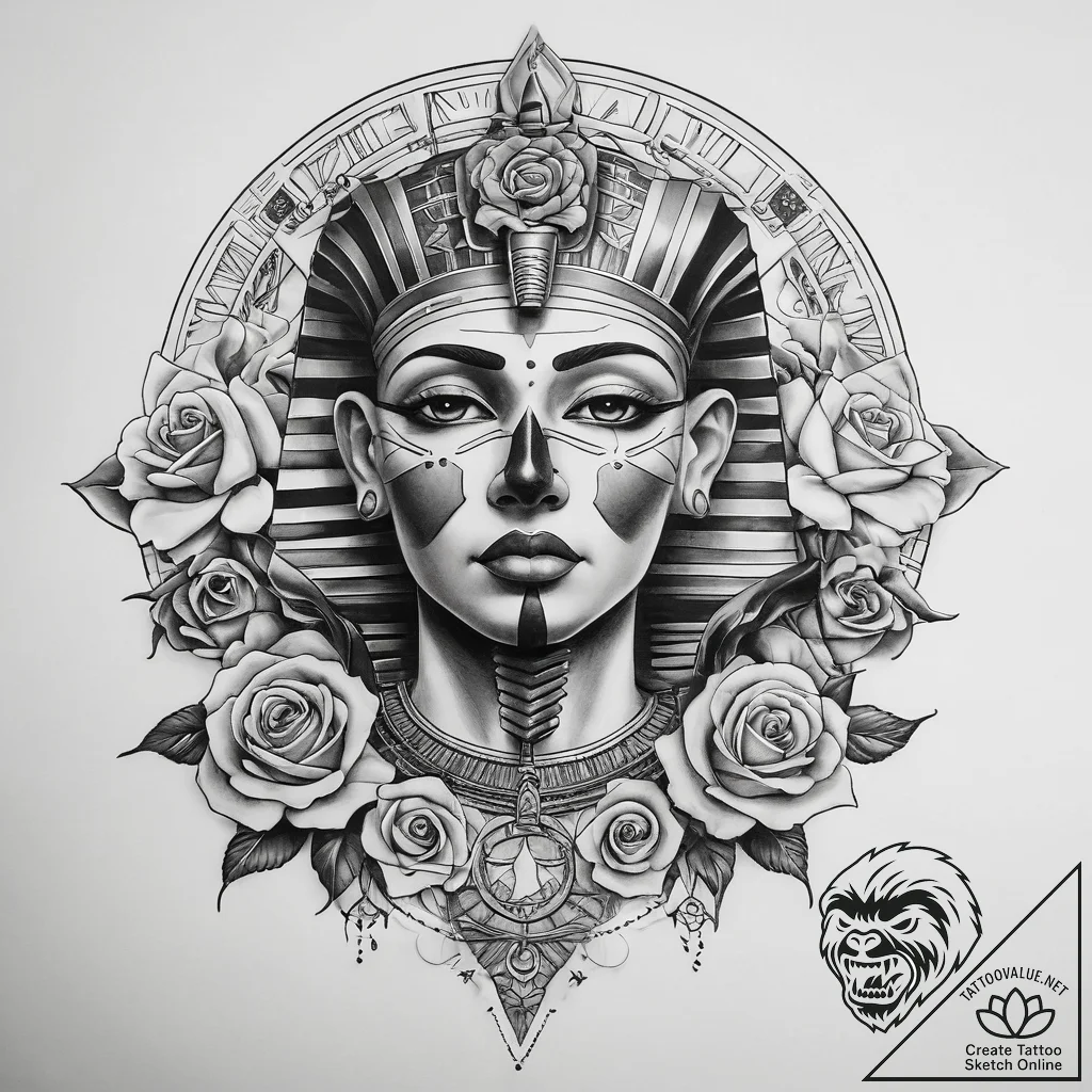 Tattoo sketch egyptian god seth, tattoo flash... - tattoo sketch (№1757830088_0, 14.09.2025 06:08) — tattoovalue.net