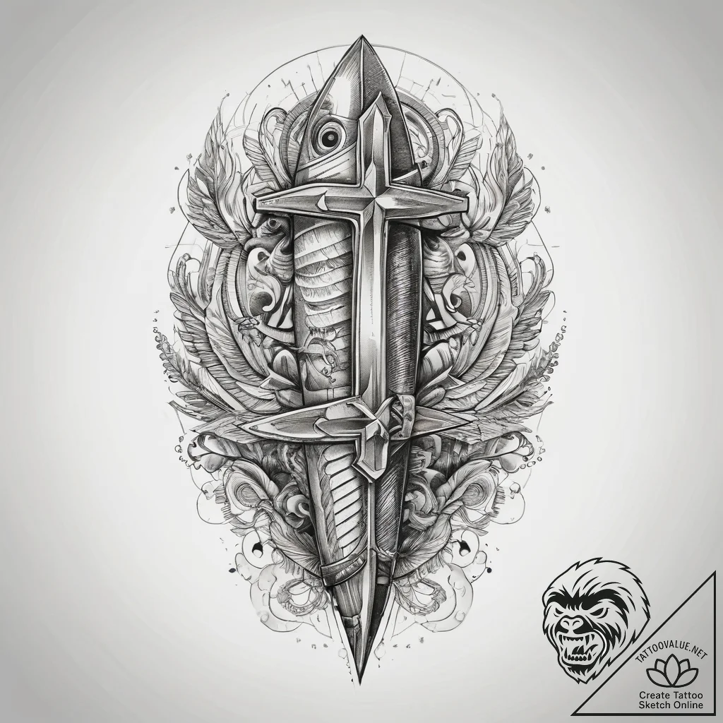Tattoo sketch herring, concept art for tattoo... - tattoo sketch (№1757830668_0, 14.09.2025 06:17) — tattoovalue.net