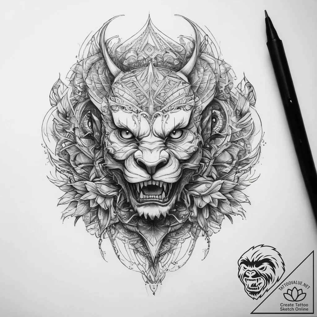 Tattoo sketch evolve - tattoo sketch (№1757834356_0, 14.09.2025 07:19) — tattoovalue.net