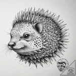 Tattoo sketch porcupinefish, tattoo flash she… – tattoo sketch (№1757837844_0, 14.09.2025 08:17) — tattoovalue.net