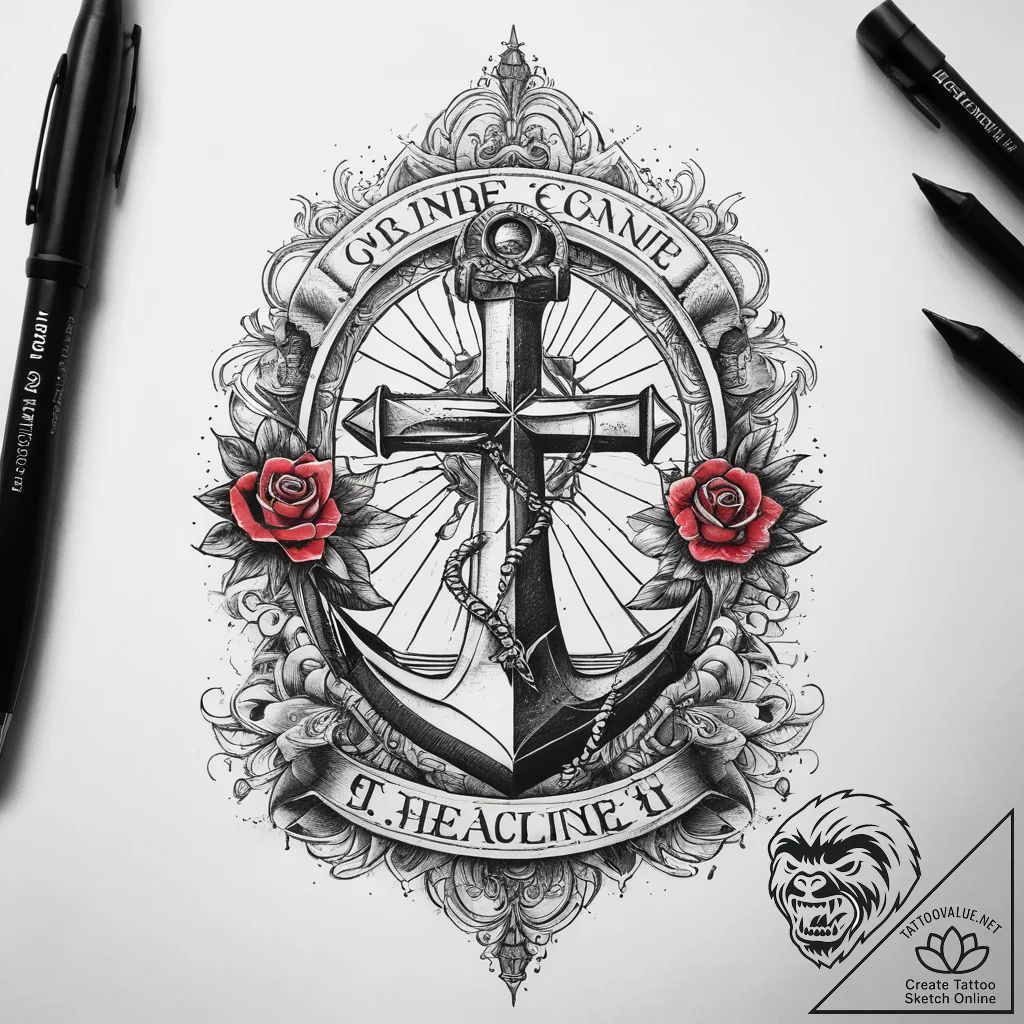 Tattoo sketch wedges with a quote, tattoo lin... - tattoo sketch (№1757838823_0, 14.09.2025 08:33) — tattoovalue.net