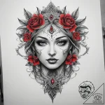 Tattoo sketch steel, tattoo sketch design, bl… – tattoo sketch (№1757841195_0, 14.09.2025 09:13) — tattoovalue.net