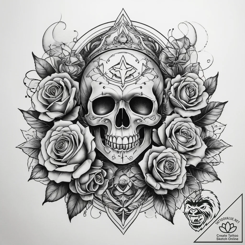 Tattoo sketch alpha, tattoo drawing outline,... - tattoo sketch (№1757844717_0, 14.09.2025 10:11) — tattoovalue.net