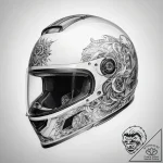 Tattoo sketch helmet – tattoo sketch (№1757849610_0, 14.09.2025 11:33) — tattoovalue.net