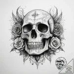 Tattoo sketch death – tattoo sketch (№1757853529_0, 14.09.2025 12:38) — tattoovalue.net