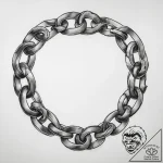 Tattoo sketch chain – tattoo sketch (№1757854133_0, 14.09.2025 12:48) — tattoovalue.net