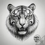 Tattoo sketch tiger claws, tattoo flash sheet… – tattoo sketch (№1757854915_0, 14.09.2025 13:01) — tattoovalue.net