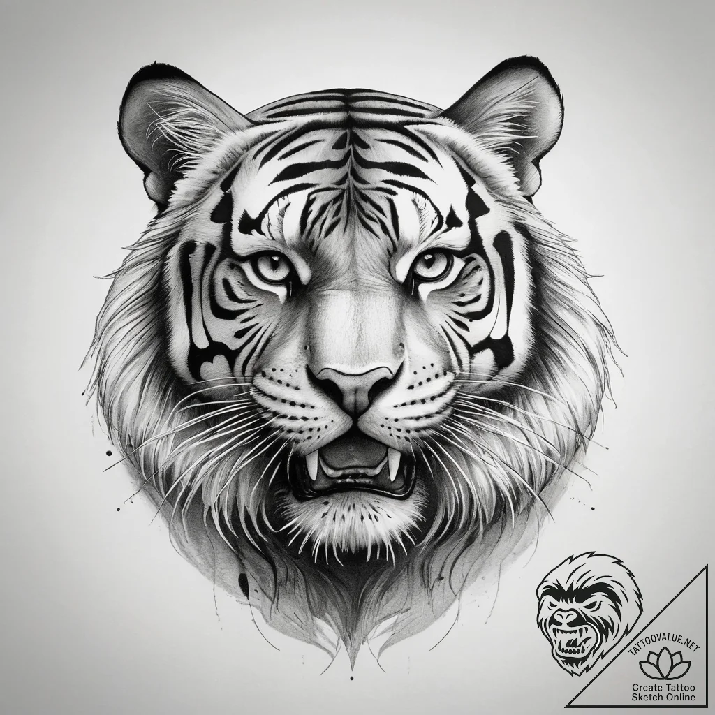 Tattoo sketch tiger claws, tattoo flash sheet... - tattoo sketch (№1757854915_0, 14.09.2025 13:01) — tattoovalue.net