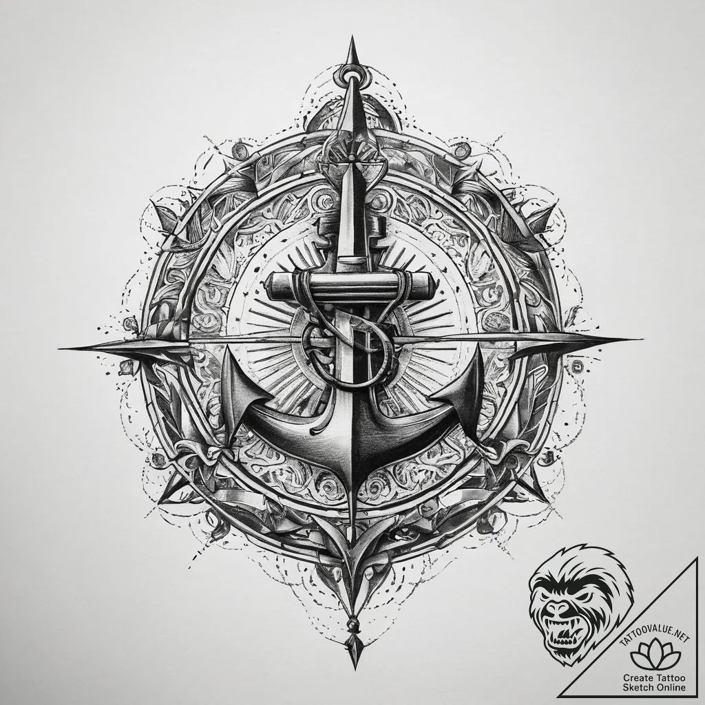 Tattoo sketch passion, concept art for tattoo... - tattoo sketch (№1757855108_0, 14.09.2025 13:05) — tattoovalue.net