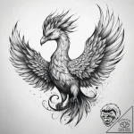 Tattoo sketch phoenix, artistic tattoo sketch… – tattoo sketch (№1757855304_0, 14.09.2025 13:08) — tattoovalue.net
