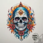 Tattoo sketch cosmic ghost, tattoo drawing ou… – tattoo sketch (№1757855694_0, 14.09.2025 13:14) — tattoovalue.net