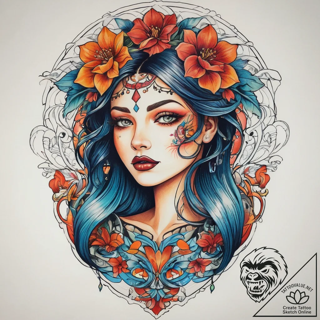 Tattoo sketch thread, tattoo flash sheet desi... - tattoo sketch (№1757855898_0, 14.09.2025 13:18) — tattoovalue.net