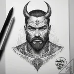 Tattoo sketch ilya muromets, the epic hero, w… – tattoo sketch (№1757856483_0, 14.09.2025 13:28) — tattoovalue.net